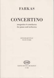 CONCERTINO ZONGORÁRA ÉS ZENEKARRA, KÉTZONGORÁS KIADÁS (ISBN: 9786310213866)
