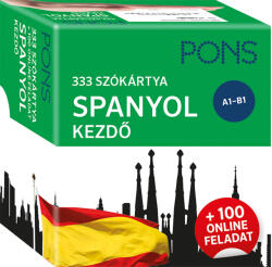 PONS 333 szókártya SPANYOL kezdő (2025)
