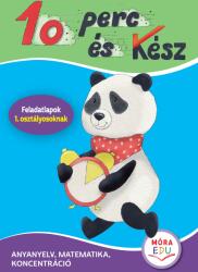 10 perc és kész - Feladatlapok 1. osztályosoknak (2025)