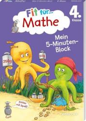 Fit für Mathe 4. Klasse. Mein 5-Minuten-Block (2023)