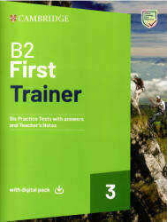 B2 First Trainer 3 with Answers with Digital Pack (ISBN: 9781009813686)