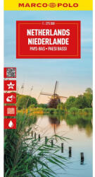 Hollandia térkép autós Marco Polo 1: 275 e 2025 (ISBN: 9783575019042)