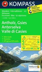 057. Antholz, Anterselva-Gsies Valle di casies turista térkép Kompass 1: 35 000 (2014)