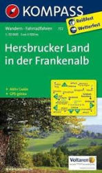 172. Hersbrucker Land in der Frankenalb turista térkép Kompass (2013)