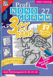 Profi-Nonogramm 3er-Band Nr. 27 - Conceptis Puzzles (2024)