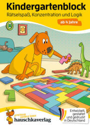 Kindergartenblock ab 4 Jahre - Rätsel-Spaß, Konzentration und Logik - Sabine Dengl, Birgit Maier (ISBN: 9783881006064)