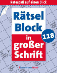 Rätselblock in großer Schrift 118 (2024)