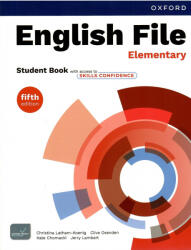 Christina Latham-Koenig, Clive Oxenden, Kate Chomacki, Jerry Lambert: English File 5th edition Elementary Student Book with access to Skills Confidence (2025)