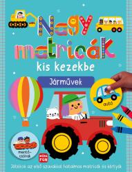 Nagy matricák kis kezekbe. Járművek (2025)