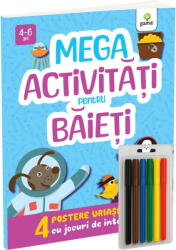 Mega Activitati Pentru Baieti Postere Cu Activitati, - Editura Gama (ISBN: 9786060566311)