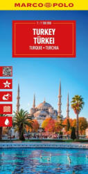 Törökország térkép Törökország autós térkép Marco Polo 1: 1 000 000 2025 (ISBN: 9783575022097)
