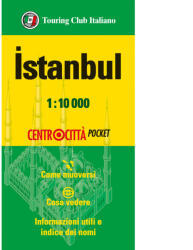 Isztambul várostérkép, Isztambul térkép, Isztambul zsebtérkép TCI 1: 10e 2024 (ISBN: 9788836581849)