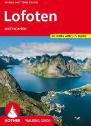 Lofoten and Vesterålen Lofoten túrakalauz, térkép Bergverlag Rother angol nyelvű 2025 (ISBN: 9783763348480)