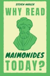 Why Read Maimonides Today? - Steven Nadler (ISBN: 9781009304733)