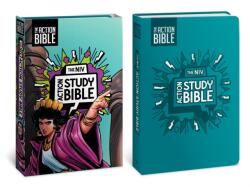 The NIV Action Study Bible, Leathersoft, Aqua, Full Color - Sergio Cariello (ISBN: 9780830787425)
