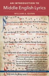 An Introduction to Middle English Lyrics (ISBN: 9780813079431)
