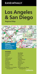 Rand McNally Folded Map: Los Angeles & San Diego Regional Map (ISBN: 9780528028625)