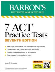 7 ACT Practice Tests, Seventh Edition Online Practice (ISBN: 9798349700101)