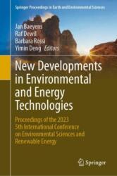New Developments in Environmental and Energy Technologies (ISBN: 9789819643448)