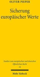 Sicherung europäischer Werte (ISBN: 9783161641664)