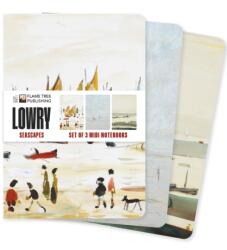 Dreier Set Mittelformat-Notizbücher: L. S. Lowry, Meerblicke (ISBN: 9781835626177)