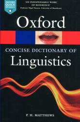 The Concise Oxford Dictionary of Linguistics (2014)