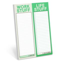 Knock Knock Work Stuff / Life Stuff Perforated Pad (ISBN: 9781683495093)
