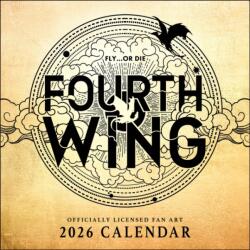 Fourth Wing Officially Licensed Fan Art 2026 Wall Calendar (ISBN: 9781524899738)