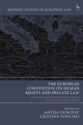 The European Convention on Human Rights and Private Law (ISBN: 9781509958122)