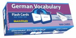 German Vocabulary Flash Cards (ISBN: 9781423251408)