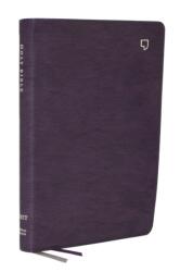 NET Bible, Large Print Thinline with Cross References, Purple Leathersoft, Comfort Print (ISBN: 9781400334902)