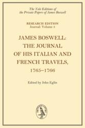 James Boswell, The Journal of his Italian and French Travels, 1765-1766 (ISBN: 9781399540483)