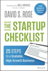The Startup Checklist (ISBN: 9781394331321)