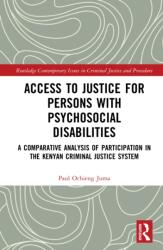 Access to Justice for Persons with Psychosocial Disabilities (ISBN: 9781041088165)