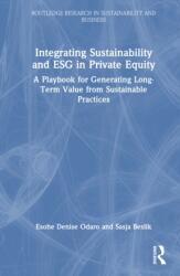 Integrating Sustainability and ESG in Private Equity (ISBN: 9781041038382)