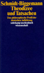 Theodizee und Tatsachen - Wilhelm Schmidt-Biggemann (ISBN: 9783518283226)