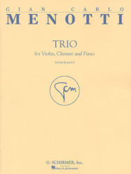 TRIO FOR VIOLIN, CLARINET AN PIANO (ISBN: 9780634013096)