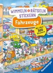Ravensburger Wimmeln, Rätseln, Stickern: Fahrzeuge - Stickerbuch ab 4 Jahren, 13 Wimmelbilder, über 300 Sticker, Fahrzeuge - Stefan Lohr (2025)
