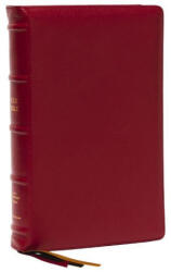 Nkjv, Thinline Reference Bible, Large Print, Red Premium Goatskin Leather, Premier Collection, Comfort Print - Thomas Nelson (ISBN: 9781400350582)