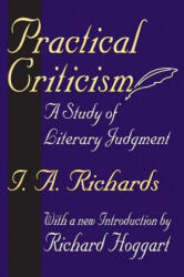 Practical Criticism - I. A. Richards (ISBN: 9780765808431)