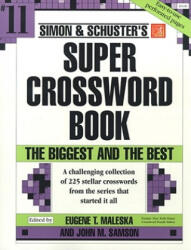Simon & Schuster Super Crossword Book #11 - Eugene T. Maleska, John M. Samson (ISBN: 9780684871868)