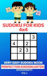 Sudoku For Kids 4x4: Very Easy Sudoku Book (ISBN: 9781688282131)