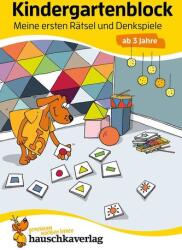 Kindergartenblock ab 3 Jahre - Meine ersten Rätsel und Denkspiele - Sabine Dengl (ISBN: 9783881006163)