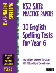 KS2 SATs Practice Papers 30 English Spelling Tests for Year 6 - Stp Books (ISBN: 9781912956067)