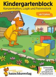 Bloc pentru grădiniță de la 3 ani - Concentrare, logică, motricitate fină (2024)