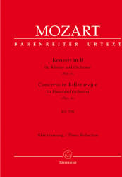 KONZERT IN B FÜR KLAVIER UND ORCHESTER NR. 6 KV 238 KLAVIERAUSZUG URTEXT (ISBN: 9786310235806)