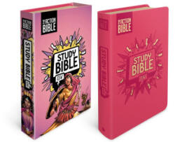 The Action Bible Study Bible Esv, Leathersoft, Pink, Full Color - Sergio Cariello (ISBN: 9780830787463)