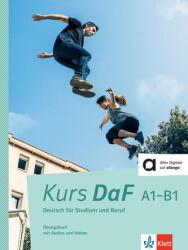Kurs DaF A1-B1. Übungsbuch mit Audios und Videos (2025)