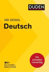 Abi genial Deutsch: Das Schnell-Merk-System (ISBN: 9783411708451)