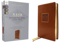 Nasb, Personal Size Bible, Large Print, Leathersoft, Brown, Red Letter, 1995 Text, Comfort Print - Zondervan (2025)